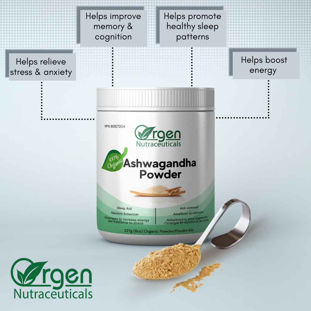 Organic Ashwagandha Powder -Orgen Nutraceuticals