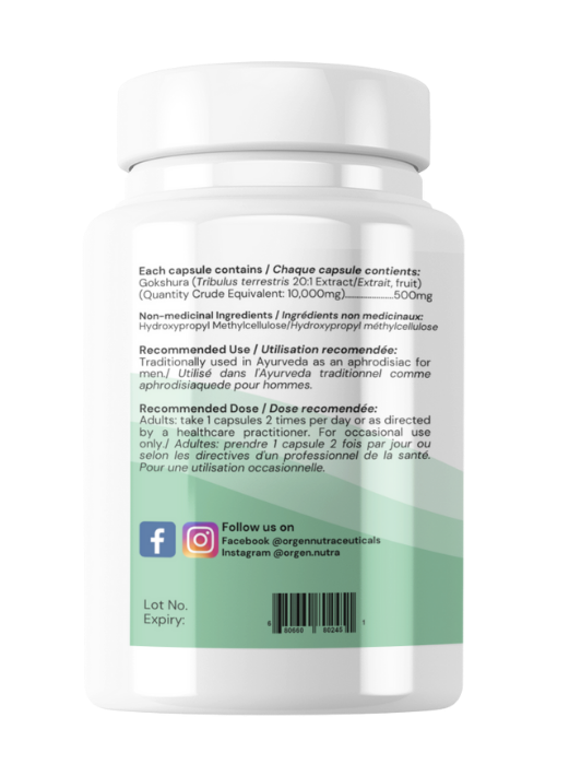 Tribulus Terrestris -Orgen Nutraceuticals